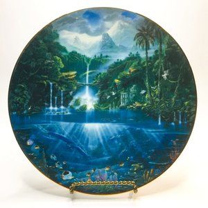 Dolphins Sanctuary Plate Enchanted Seascape Collectible Art Plate USA